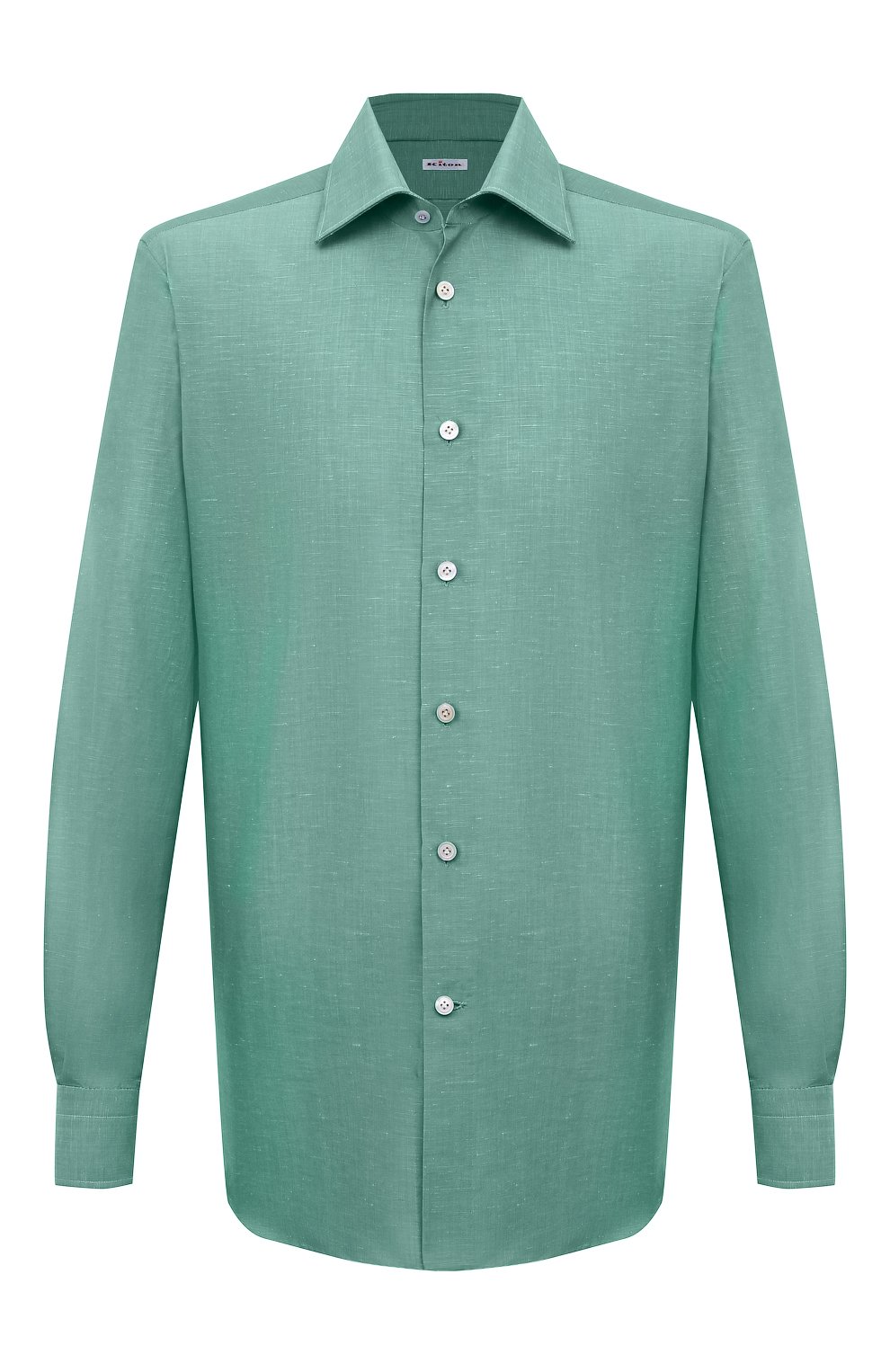 Сорочка из хлопка и льна KITON, арт. UCIH06609, фото 1