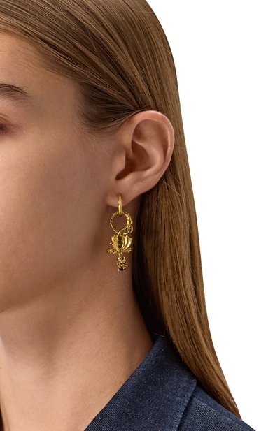 Серьги MIDGARD PARIS разноцветного цвета по цене 37000 руб., арт. 5551G, фото 4 Серьги MIDGARD PARIS, арт. 5551G, фото 4