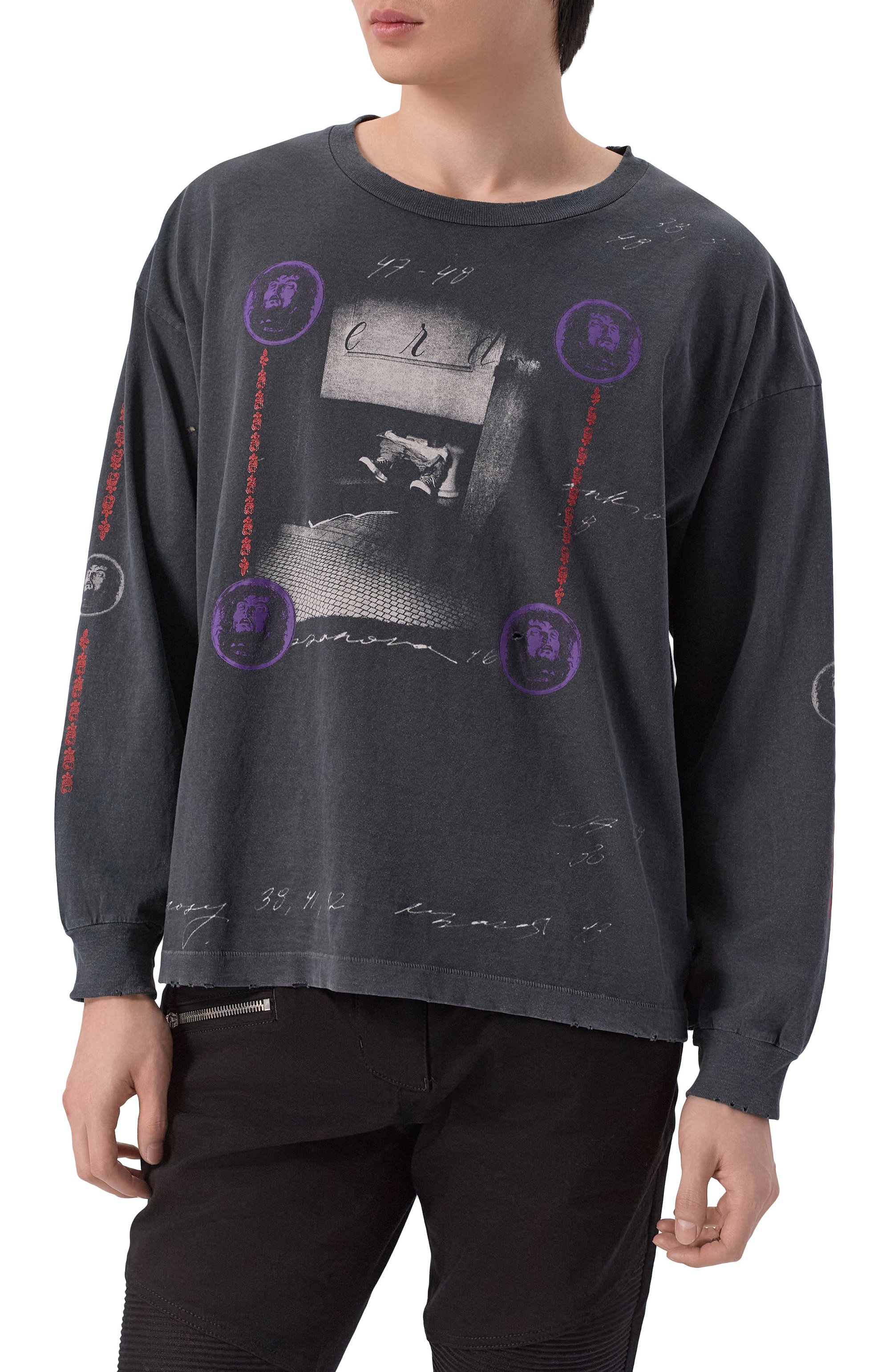 Хлопковый лонгслив ENFANTS RICHES DEPRIMES, арт. 010-889/C0TT0N, фото 3