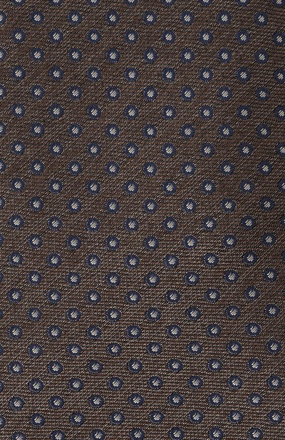 Шелковый галстук CANALI коричневого цвета по цене 17600 руб., арт. 18/HJ03670, фото 4 Шелковый галстук CANALI, арт. 18/HJ03670, фото 4