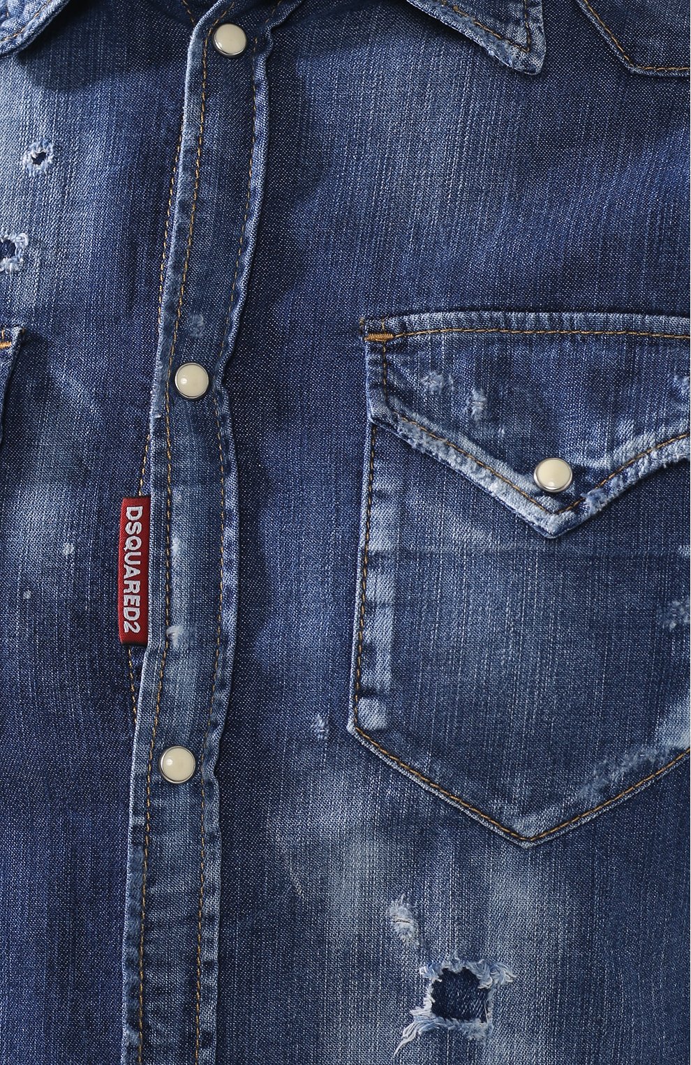 Джинсовая рубашка DSQUARED2, арт. S74DM0226/S30341, фото 5