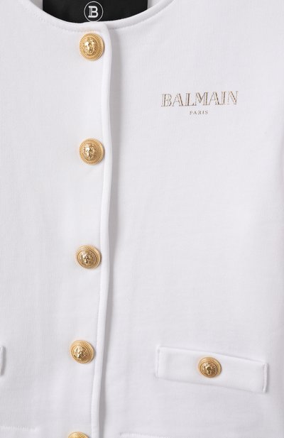 Хлопковый жакет BALMAIN, арт. BW2A84, фото 3