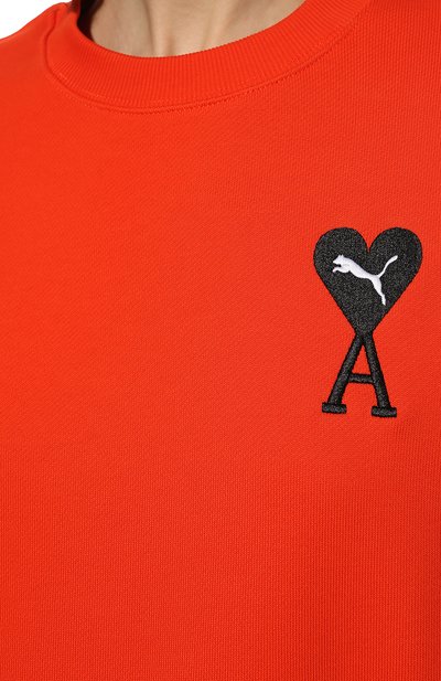 Хлопковый свитшот puma x ami PUMA, арт. 53411195, фото 5