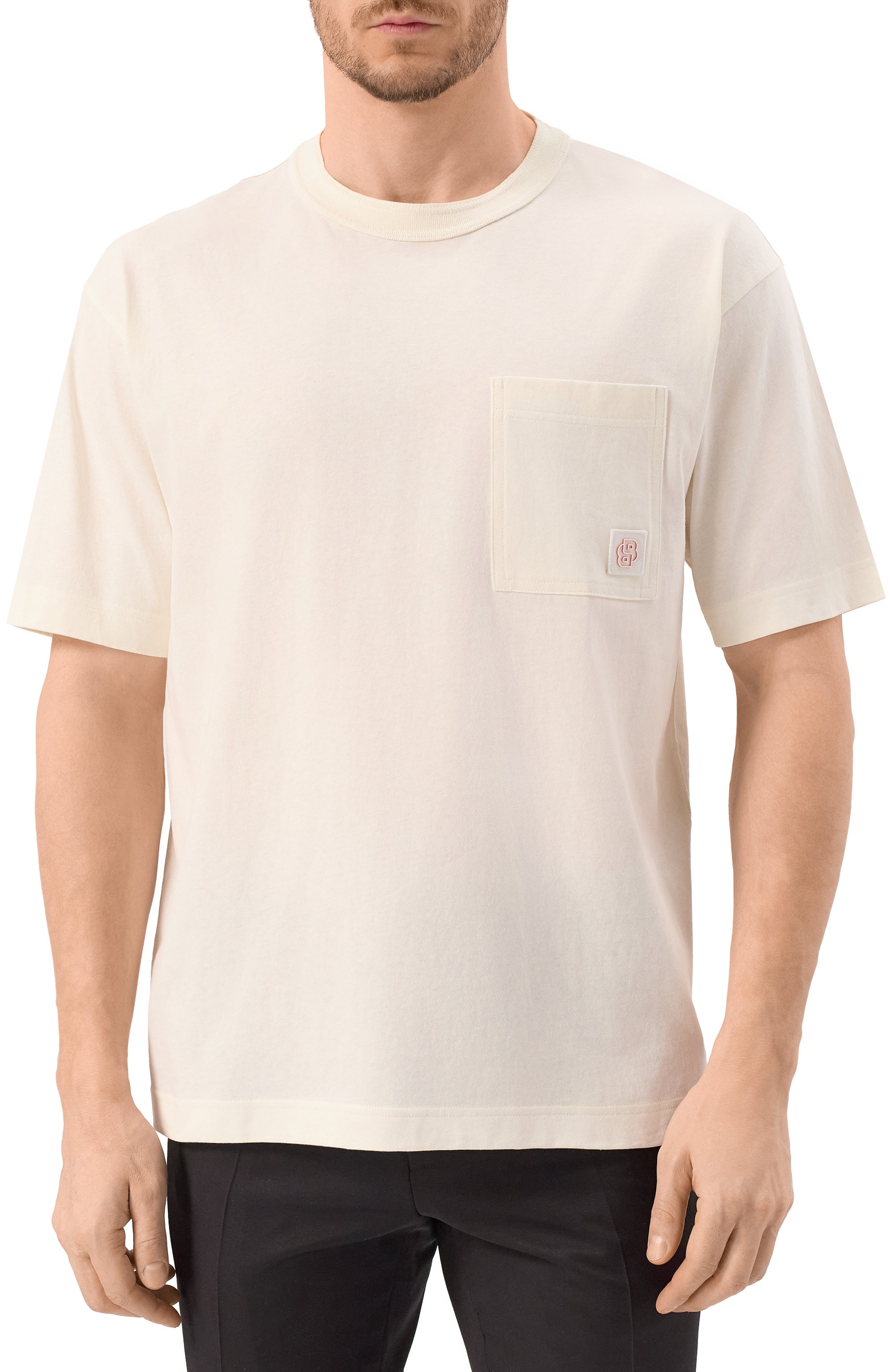 Хлопковая футболка BOSS ORANGE, арт. 50536784, фото 3