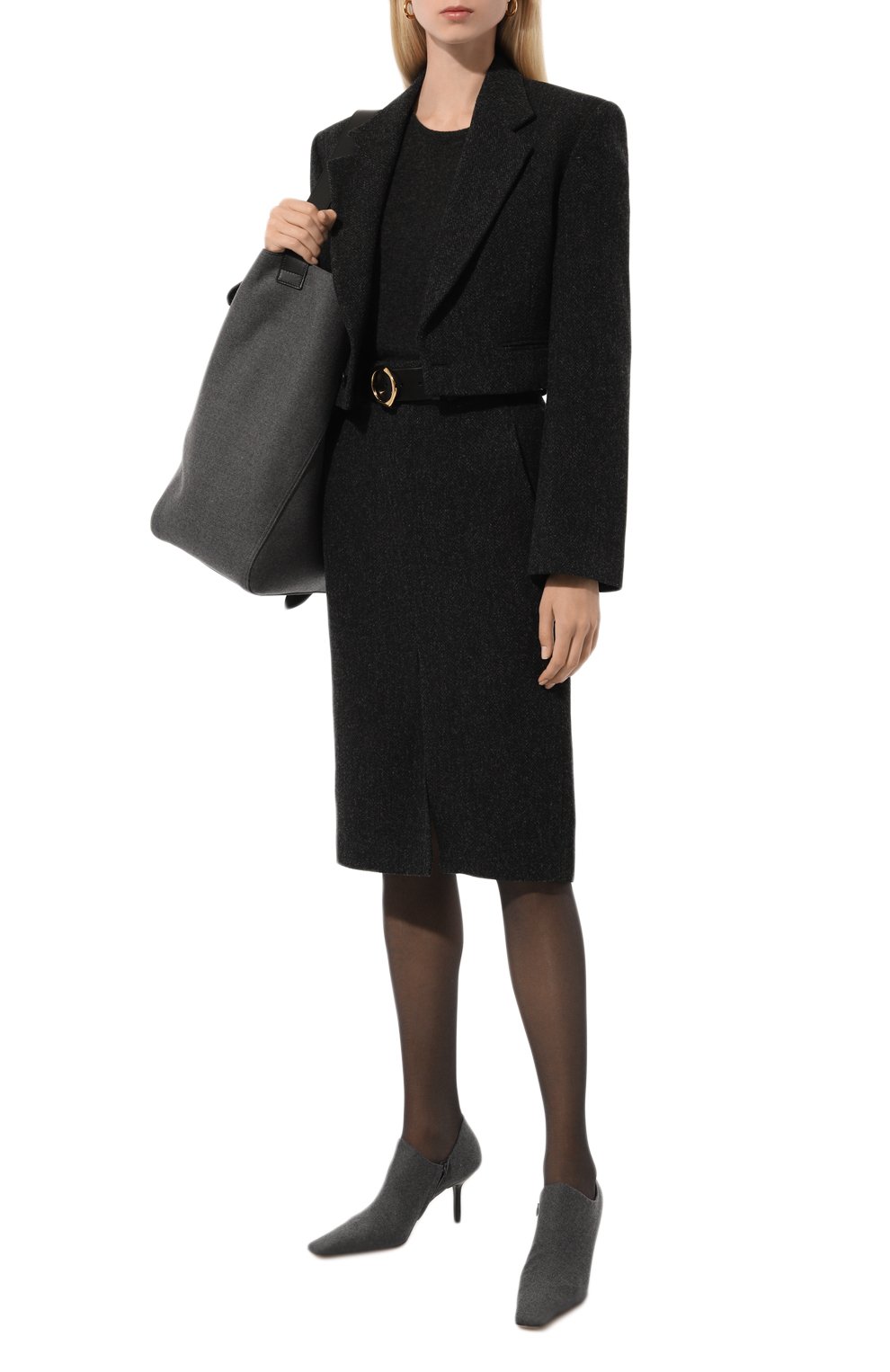 Шерстяной жакет PETAR PETROV темно-серого цвета по цене 161500 руб., арт. F24J12, фото 2 Шерстяной жакет PETAR PETROV, арт. F24J12, фото 2