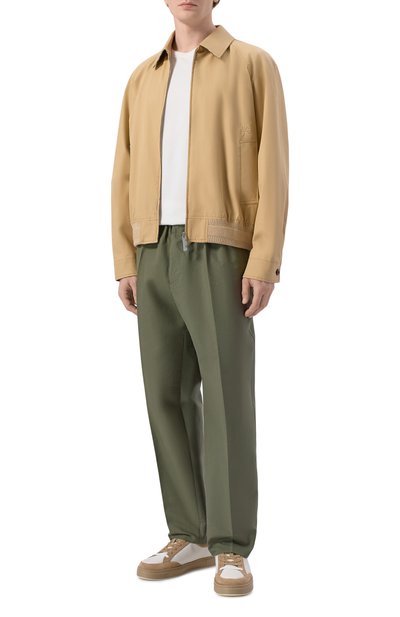 Кожаные кеды EMPORIO ARMANI, арт. EM004784/AF23198, фото 2