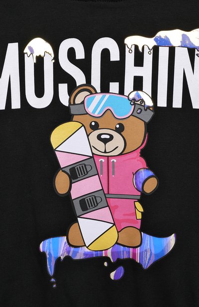 Хлопковое платье MOSCHINO, арт. HDV0BY/LDA22/4A-8A, фото 3