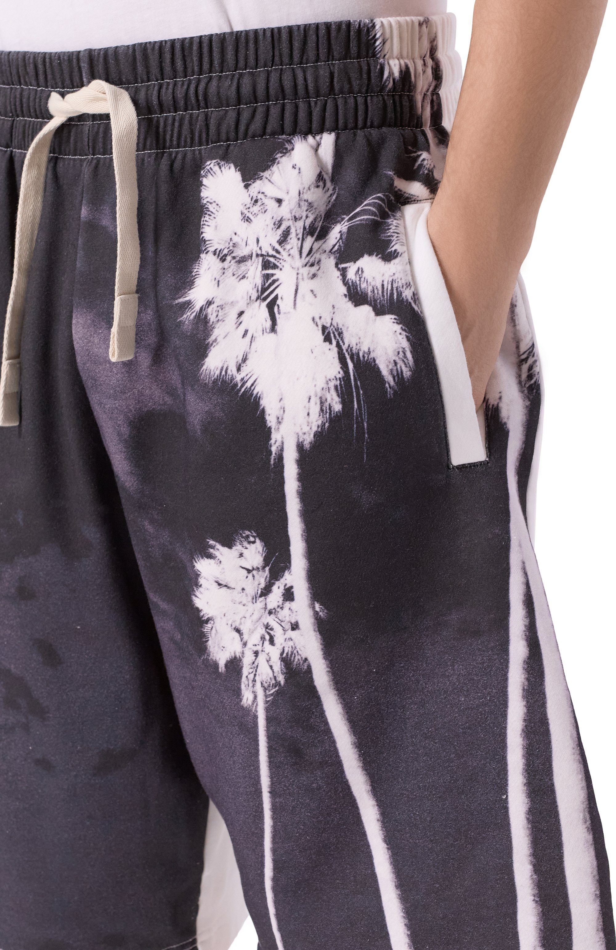 Хлопковые шорты PALM ANGELS, арт. PMCI019F25FLE002, фото 5