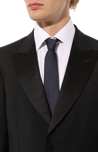 Шелковый галстук GUCCI, арт. 658245 4E002, фото 2