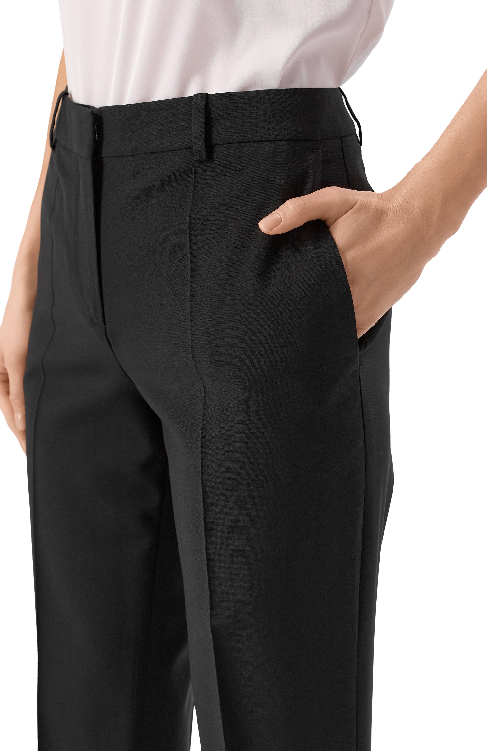 Шерстяные брюки BOSS, арт. 50490045, фото 5