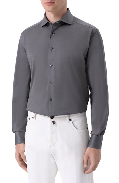 Хлопковая сорочка CORNELIANI, арт. 27P112/2711221, фото 3