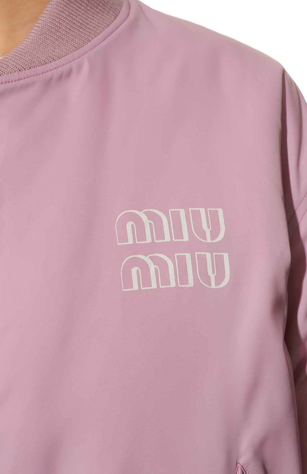 Бомбер MIU MIU, арт. ML807-1ZQA-F0BDK, фото 5