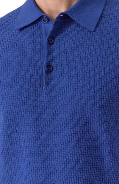 Поло из хлопка и шелка BRIONI, арт. UMR200/PAK22, фото 5