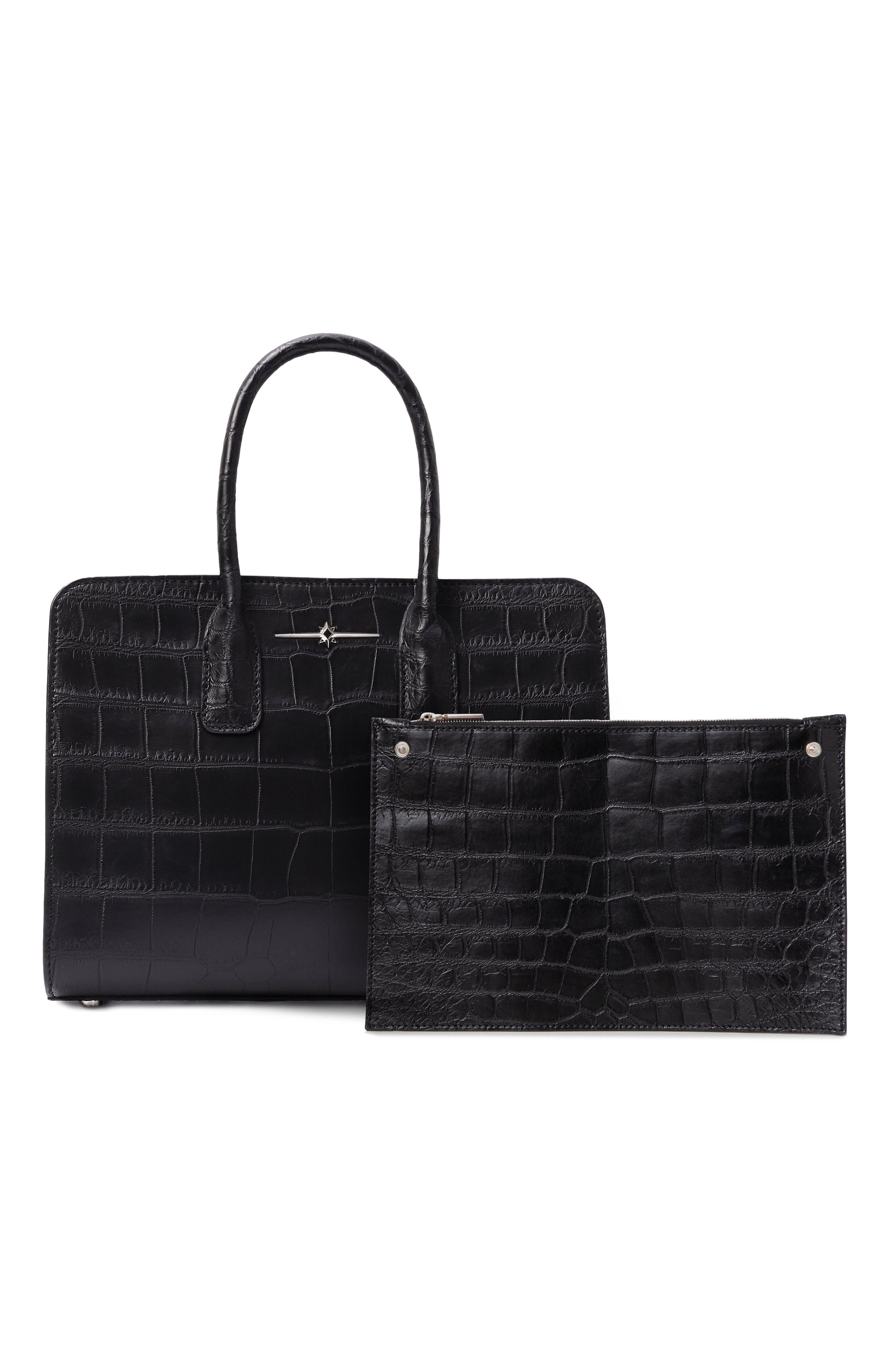 Сумка из кожи крокодила AURUS COLLECTION, арт. WB001BKS, фото 8