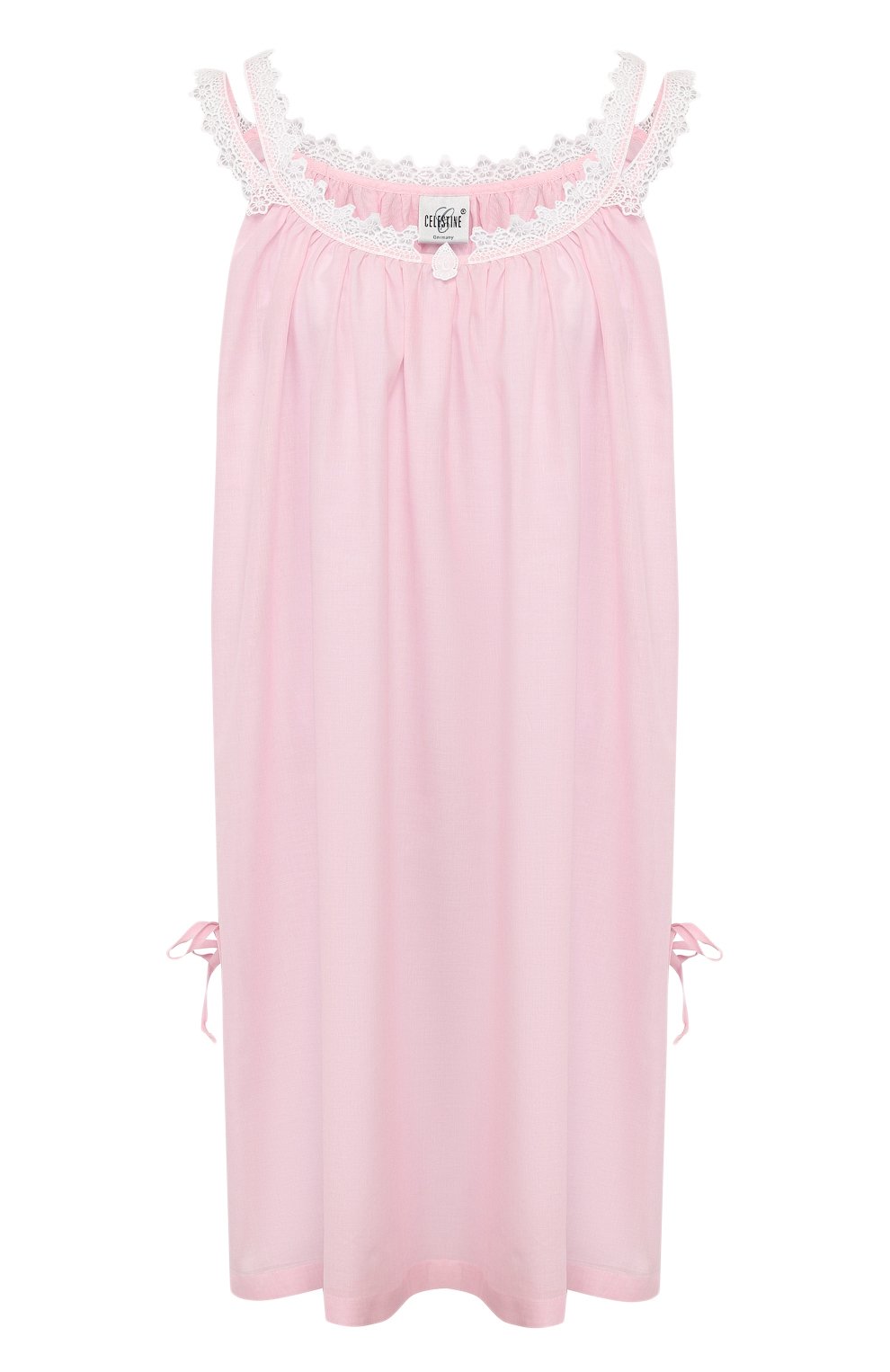 Хлопковая сорочка CELESTINE розового цвета по цене 26050 руб., арт. 30002547/FRANCESCA BD, фото 1 Хлопковая сорочка CELESTINE, арт. 30002547/FRANCESCA BD, фото 1