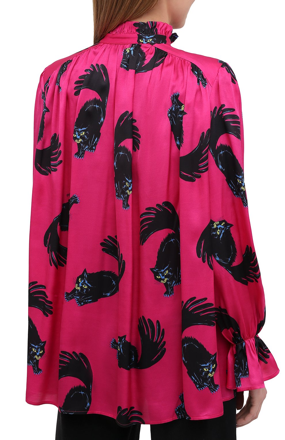 Блузка из вискозы MSGM, арт. 2942MDE129 207853, фото 4