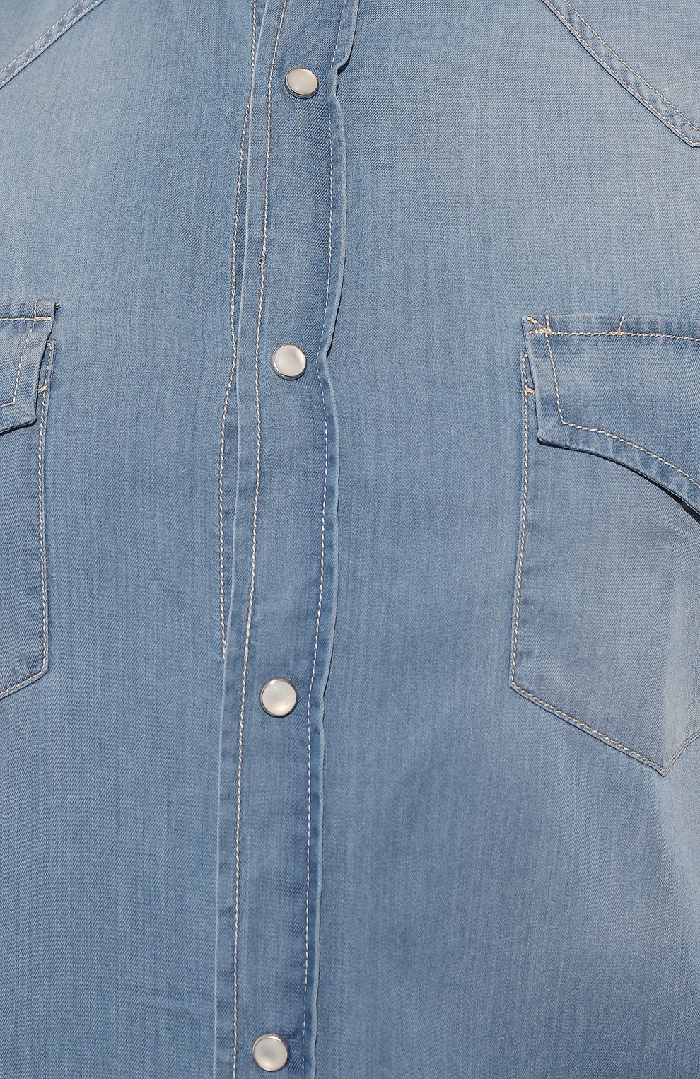 Джинсовая рубашка BRUNELLO CUCINELLI, арт. MR6834008W, фото 5