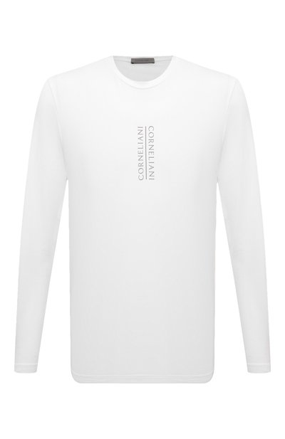 Мужская хлопковый лонгслив CORNELIANI, арт. 94G583-9425041