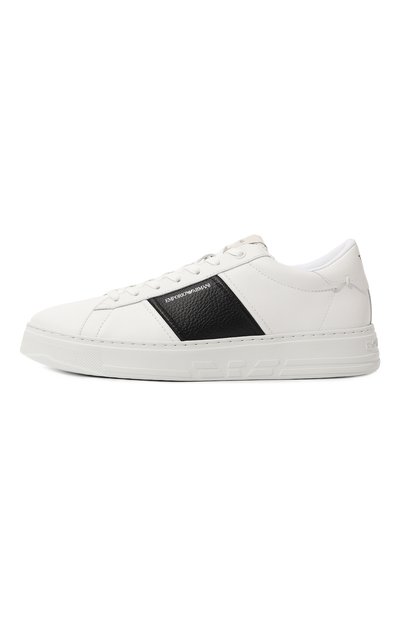 Кожаные кеды EMPORIO ARMANI, арт. X4X570/XN840, фото 4
