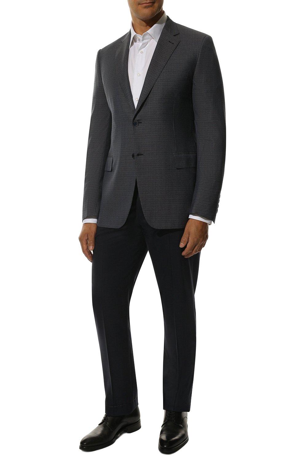 Шерстяной пиджак BRIONI темно-синего цвета по цене 452500 руб., арт. RG0J0Q/P8A73/BRUNIC0, фото 2 Шерстяной пиджак BRIONI, арт. RG0J0Q/P8A73/BRUNIC0, фото 2