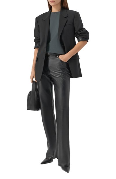 Кожаные брюки HALFBOY, арт. HF251WL013/LT016, фото 2