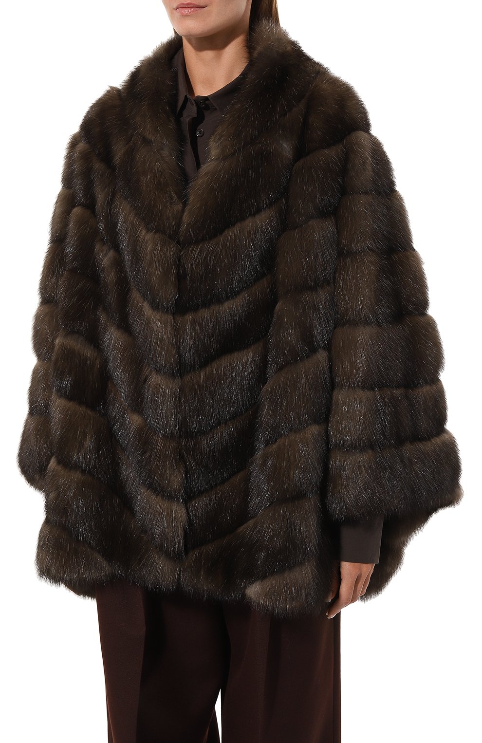 Шуба из меха соболя JULIA DILUA, арт. 2022-0007, фото 3