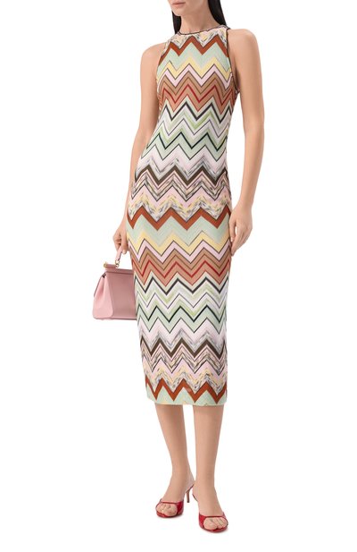Платье из вискозы и хлопка MISSONI, арт. DS26SG1W/BC0062, фото 2