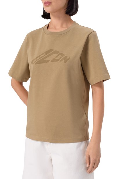 Хлопковая футболка DSQUARED2, арт. S80GC0083/D20033, фото 3