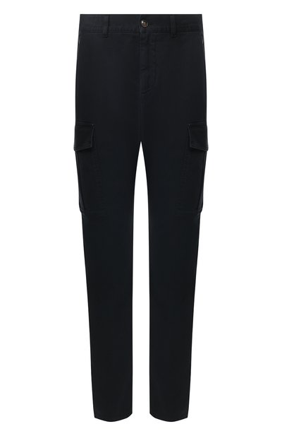 Хлопковые брюки-карго ELEVENTY PLATINUM темно-синего цвета по цене 20500 руб., арт. A75PANA03 TET0A001, фото 1 Хлопковые брюки-карго ELEVENTY PLATINUM, арт. A75PANA03 TET0A001, фото 1