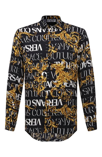 Рубашка из вискозы VERSACE JEANS COUTURE, арт. 73GAL2R0-73UP200 R PRINT L0G0 BAR0QUE/NS153, фото 1