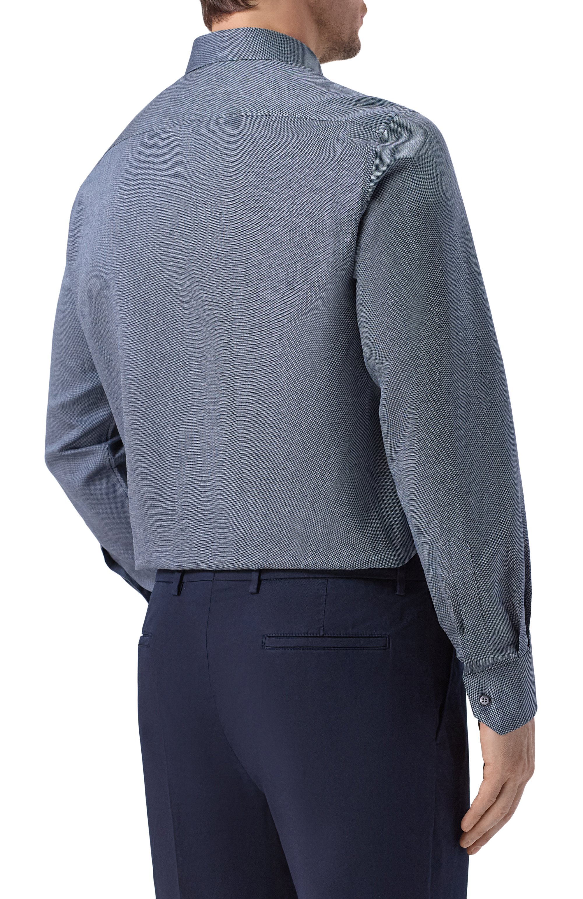 Рубашка из хлопка и льна STEFANO RICCI, арт. MC008361/R3165, фото 4