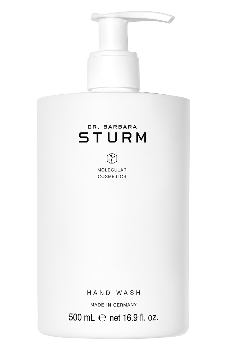Очищающий гель для мытья рук (500ml) DR. BARBARA STURM бесцветного цвета, арт. 4260521262783 | Фото 1 (Региональные ограничения белый список (Axapta Mercury): Не проставлено; Нос: Не проставлено; Назначение: Для рук; Тип продукта: Гели)