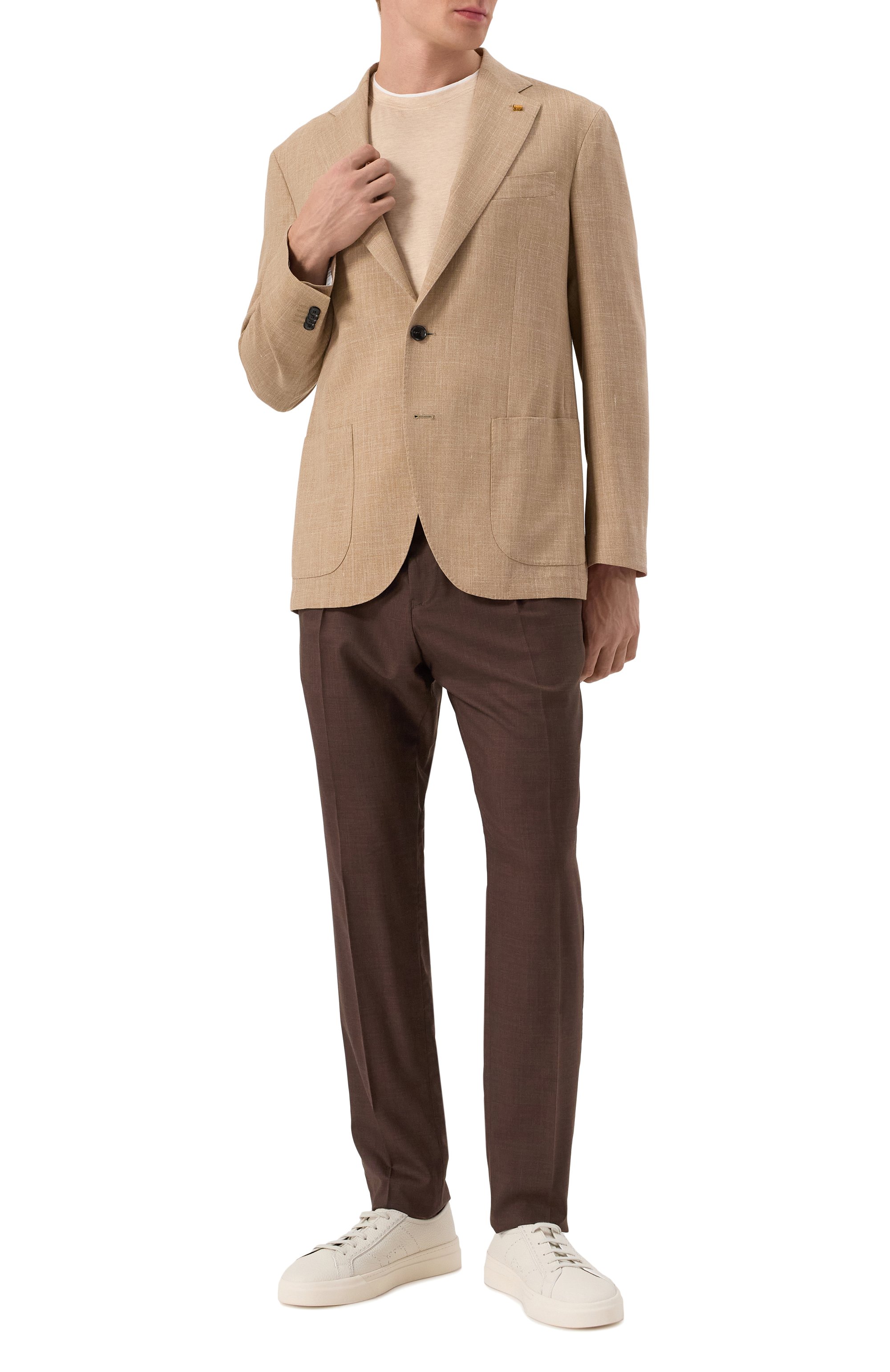 Пиджак из шерсти и шелка SARTORIA LATORRE, арт. EF74/UH0384, фото 2