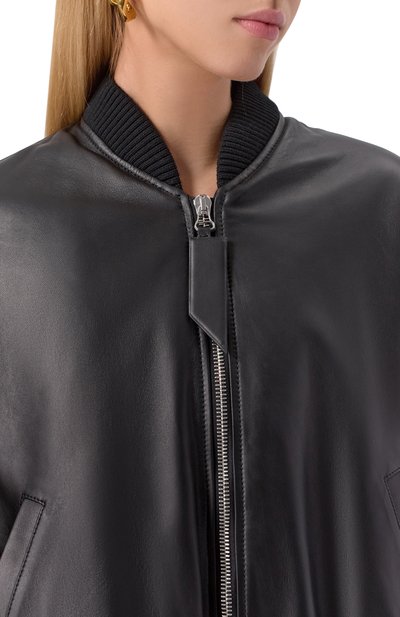 Кожаный бомбер THE ATTICO, арт. 251WCB00004/LBT128AA, фото 5