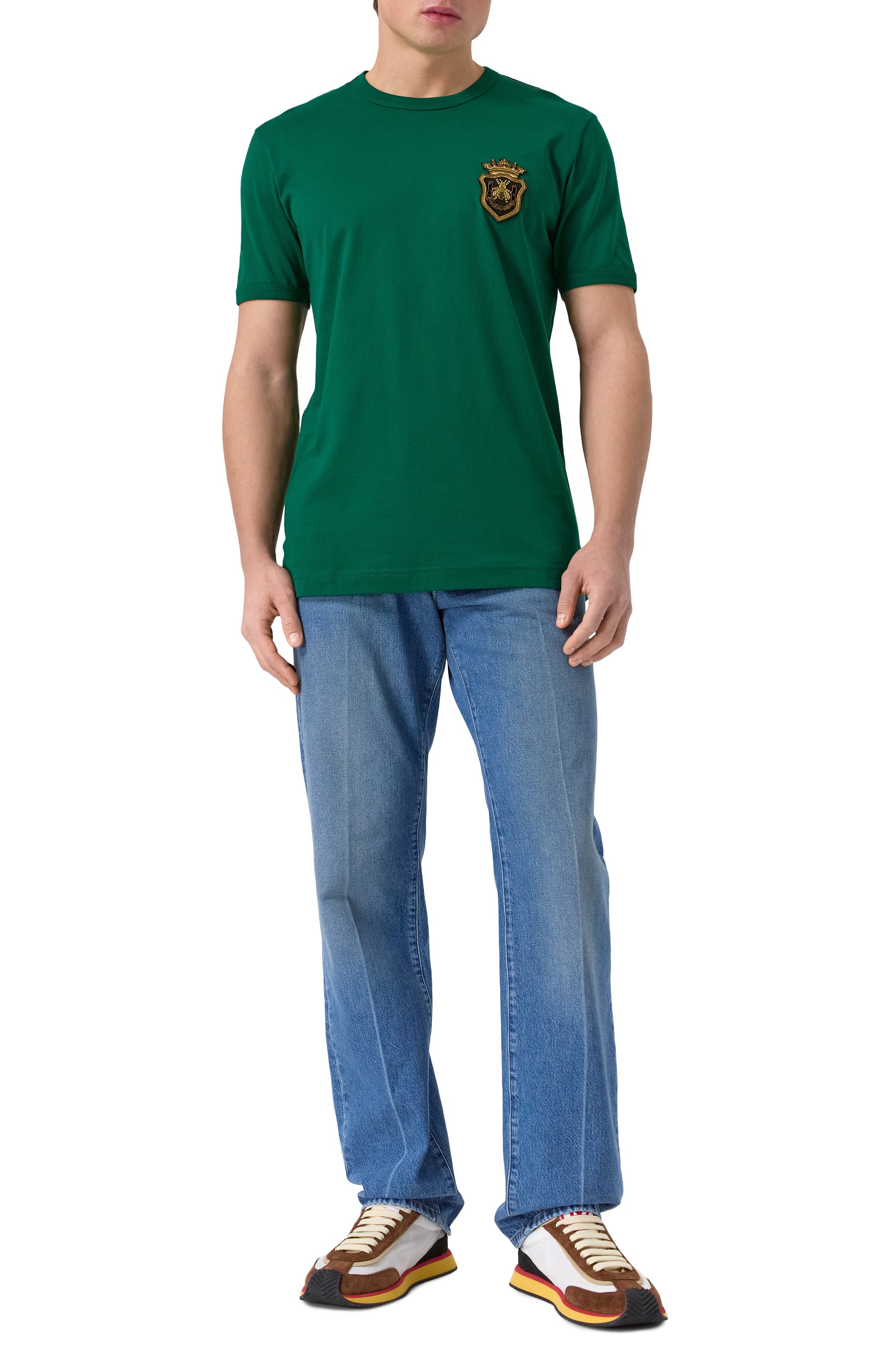 Хлопковая футболка DOLCE & GABBANA, арт. G8PV1Z/G704C, фото 2