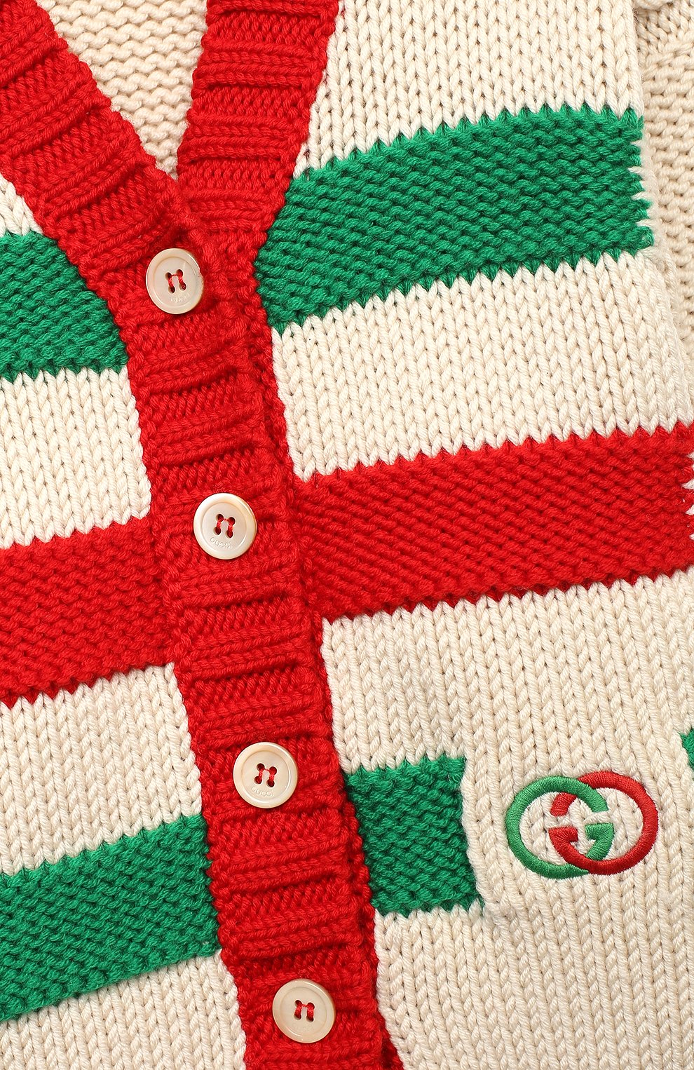 Шерстяной кардиган GUCCI, арт. 622699/XKBGZ, фото 3