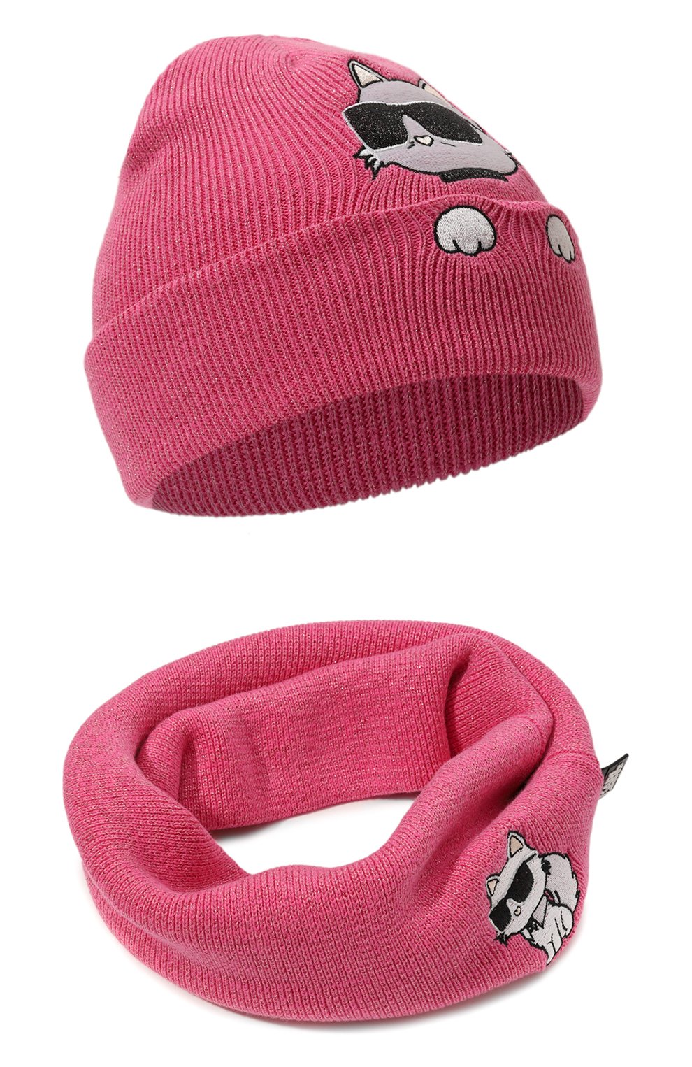 Комплект из шапки и шарфа-снуда KARL LAGERFELD KIDS, арт. Z30333, фото 1