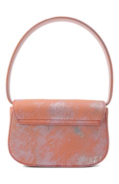 Женская сумка 1dr DIESEL оранжевого цвета, арт. X08396/P6810 | Фото 6 (Размер: mini; Материал: Текстиль; Ремень/цепочка: На ремешке)