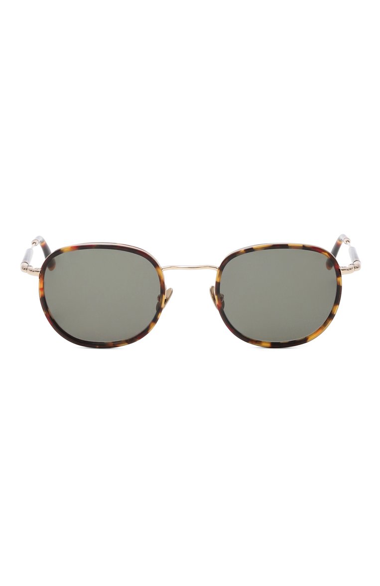 Женские солнцезащитные очки MOSCOT зеленого цвета, арт. M0SHA SUN T0RT0ISE/G0LD | Фото 4 (Нос: Не проставлено; Региональные ограничения белый список (Axapta Mercury): Не проставлено; Кросс-КТ: С/з-унисекс; Материал: Металл; Тип очков: С/з; Очки форма: Квадратные; Оптика Гендер: оптика-унисекс)