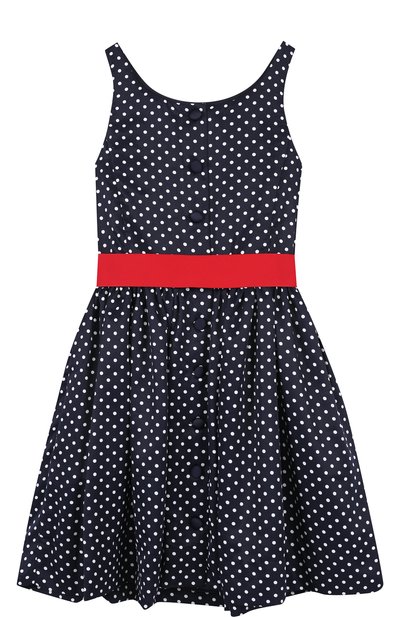 Приталенное платье с контрастным поясом POLO RALPH LAUREN, арт. 313680533, фото 2