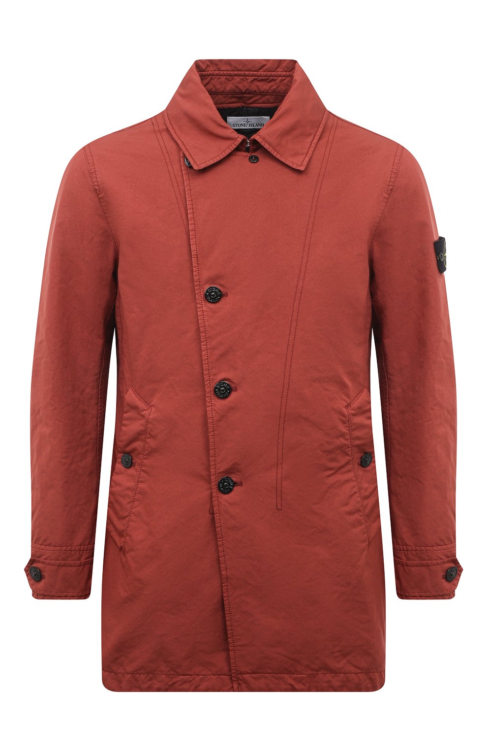 Утепленный плащ STONE ISLAND красного цвета по цене 167000 руб., арт. 751542149, фото 1 Утепленный плащ STONE ISLAND, арт. 751542149, фото 1