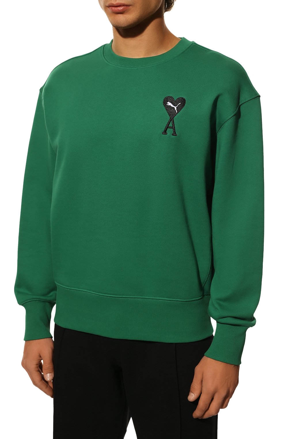 Хлопковый свитшот puma x ami PUMA, арт. 53411196, фото 3