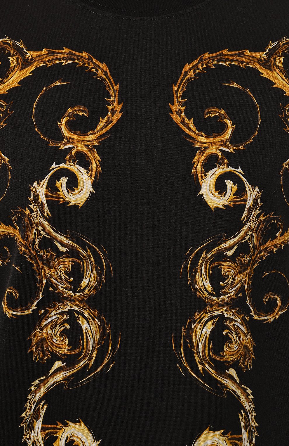 Хлопковая футболка VERSACE JEANS COUTURE, арт. 77HAH6P3/JS424, фото 5