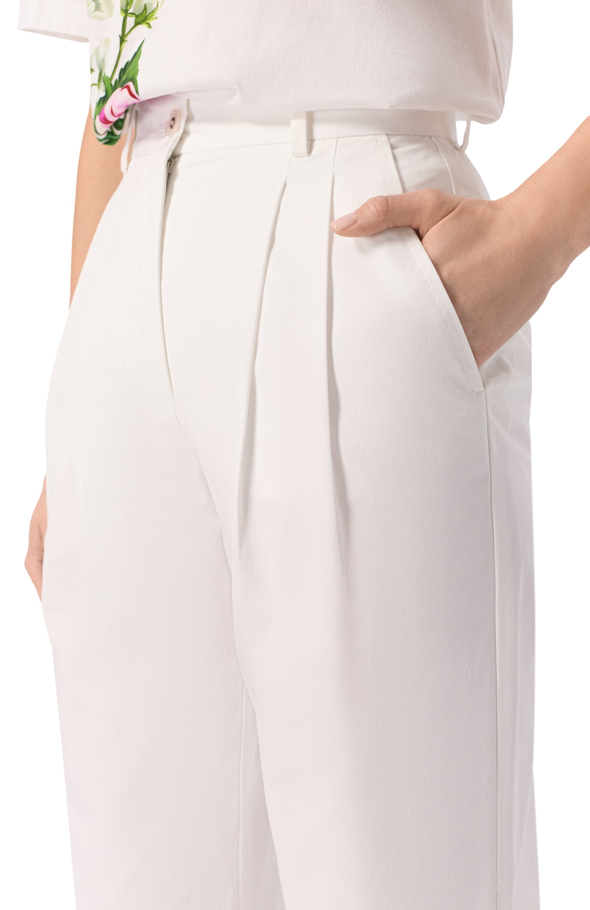 Хлопковые брюки DOLCE & GABBANA, арт. FTC5ZT/FU61D, фото 5