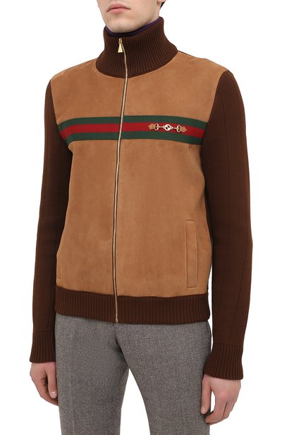 Комбинированный кардиган GUCCI, арт. 626265/XKBFK, фото 3