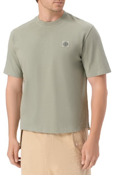 Хлопковая футболка STONE ISLAND, арт. K1S152100034/S0115, фото 3