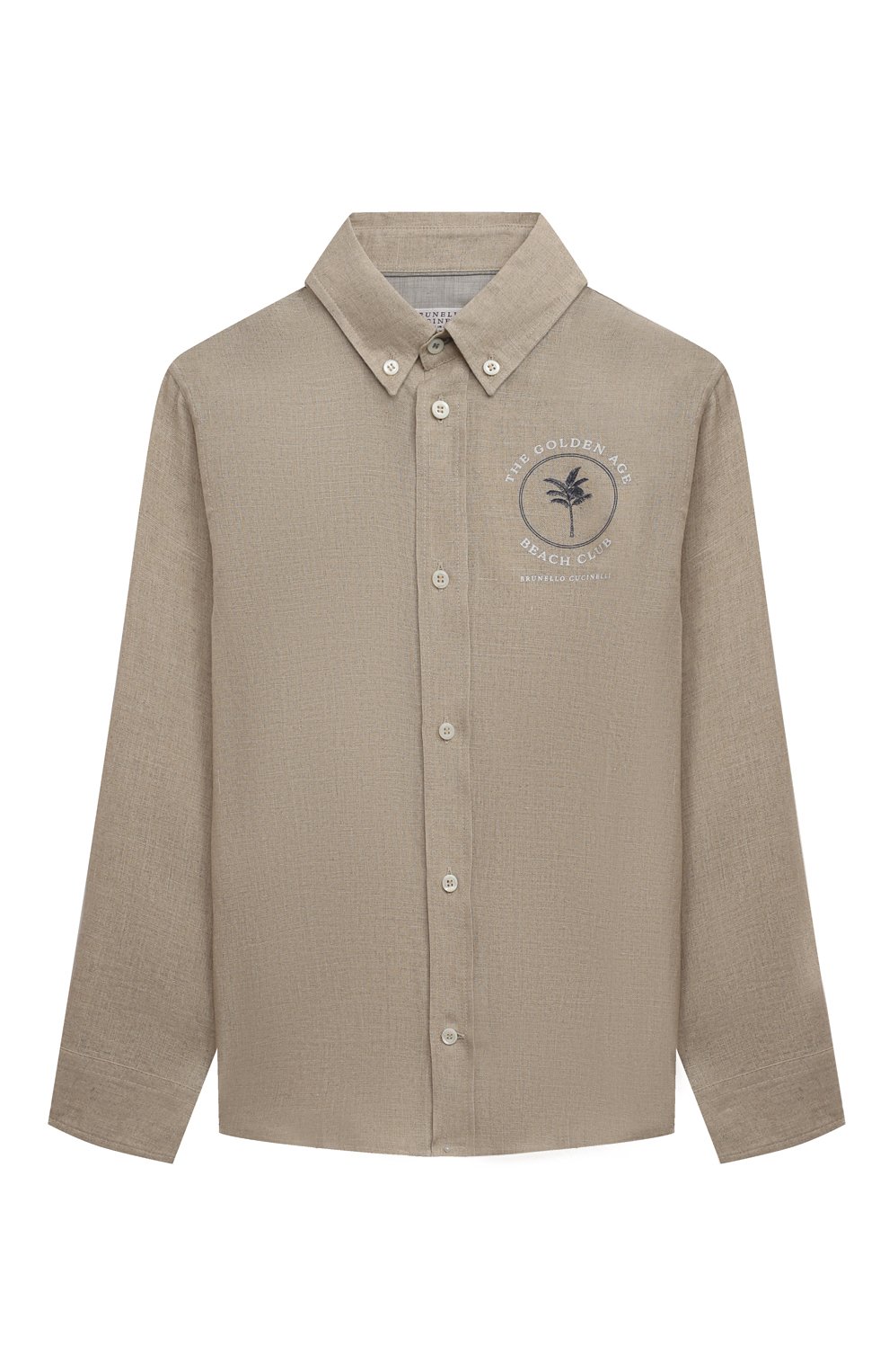 Льняная рубашка BRUNELLO CUCINELLI, арт. BM633C305B, фото 1