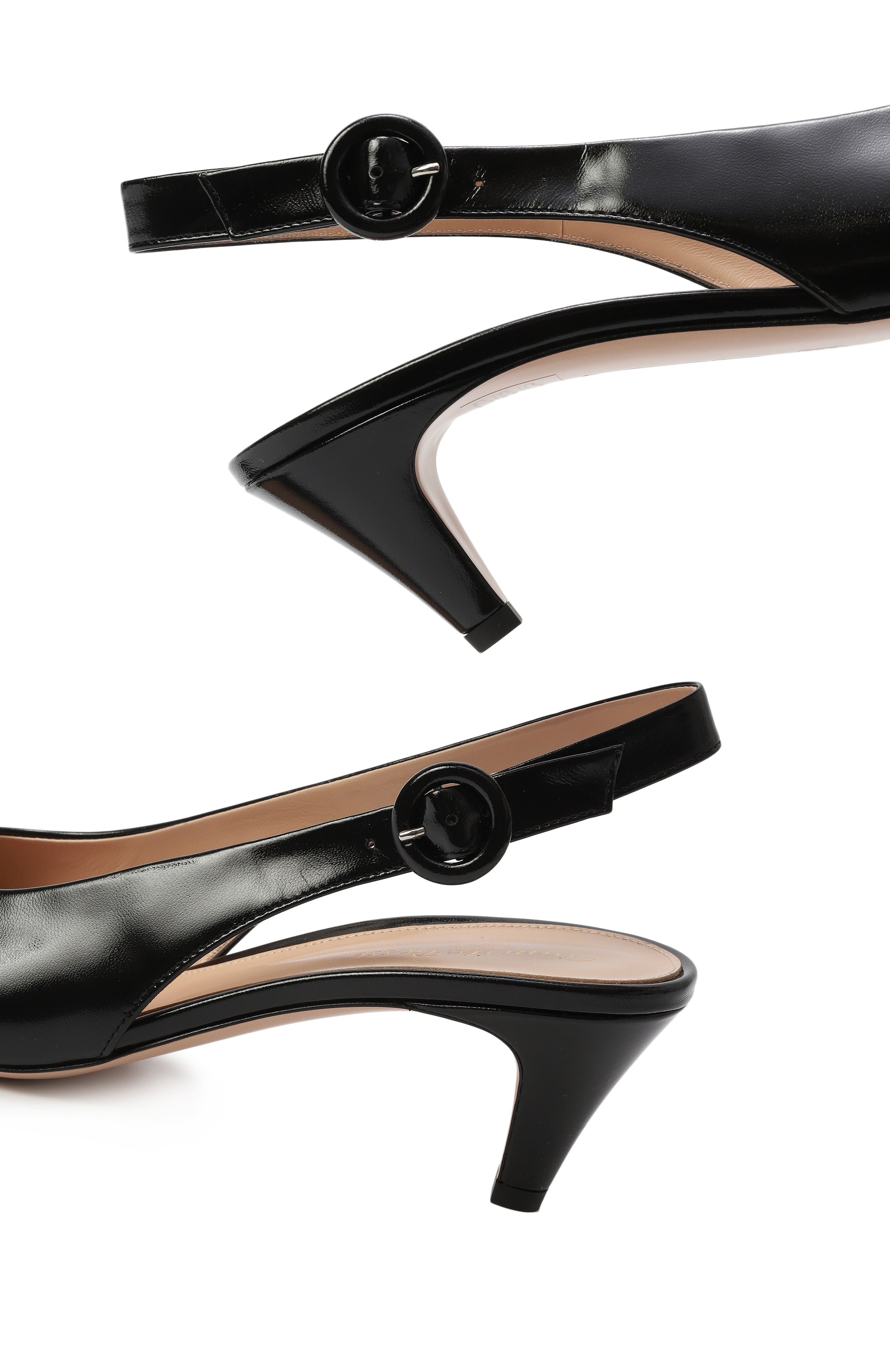 Кожаные туфли plexi 55 GIANVITO ROSSI, арт. G95525.55RIC.NUINER0, фото 7