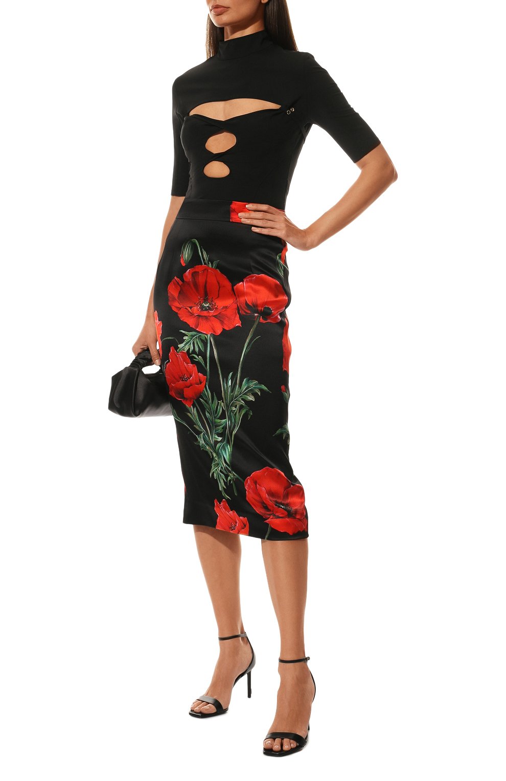 Шелковая юбка DOLCE & GABBANA, арт. F4CCQT/FSA3D, фото 2