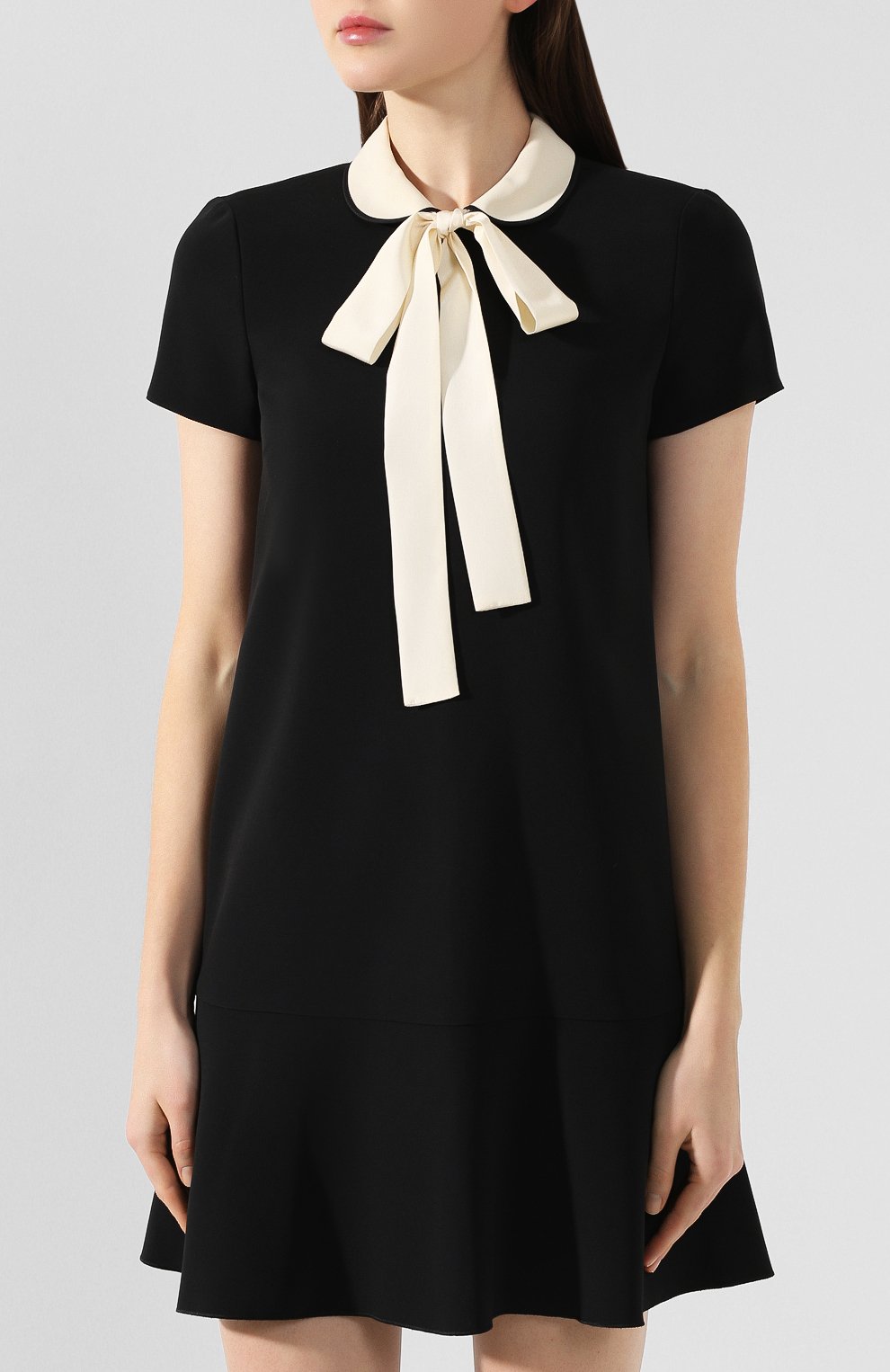 Платье REDVALENTINO черно-белого цвета по цене 55150 руб., арт. TR3VAL90/4SJ, фото 3 Платье REDVALENTINO, арт. TR3VAL90/4SJ, фото 3